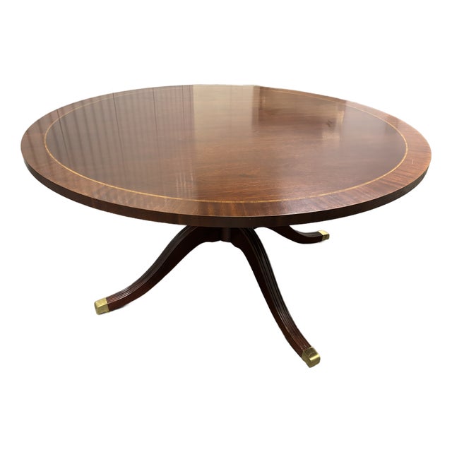 Late 20th Century Mahogany Round Dining Table by Councill Furniture For Sale