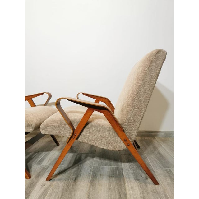 Set of Armchairs attributed to Frantisek Jirak for Tatra, 1960s For Sale - Image 13 of 18