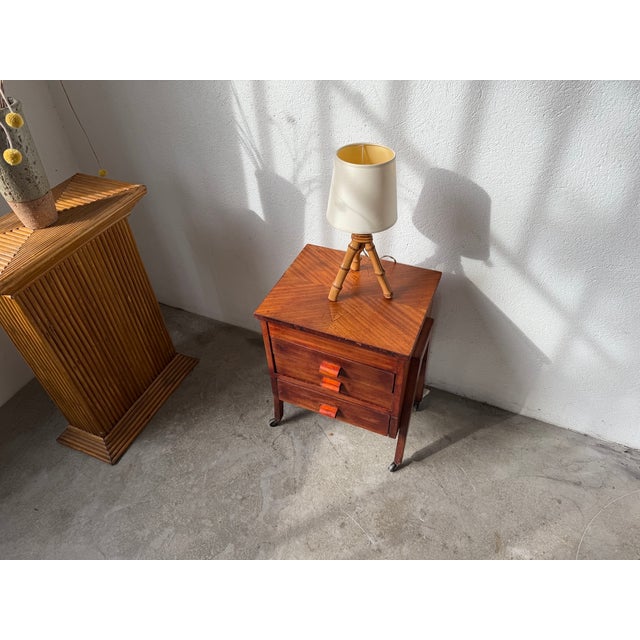 Small Vintage Bedside Table, 1960s For Sale - Image 18 of 18