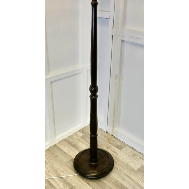 Carved and Turned Floor Lamp, 1920s For Sale - Image 3 of 8