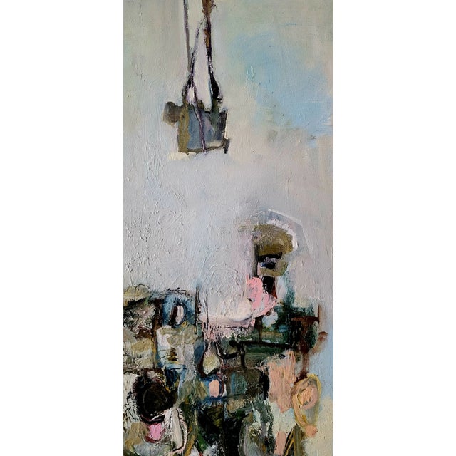 This abstract expressionist painting titled : Fragile Monsters 2018 was completed in 2018 by artist Lynn Christian. It...