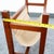 Brown Mid Century Modern Magazine Rack Danish Canvas Sling Teak Vintage Tan Brown For Sale - Image 8 of 10