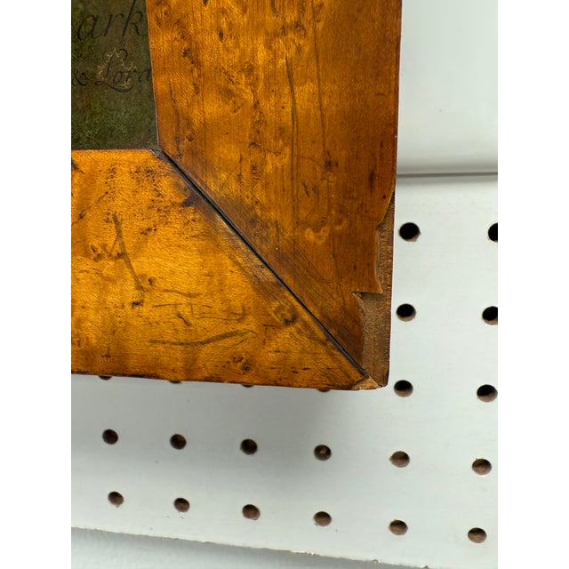 Early 20th C Antique Birds Eye Maple Frame With John Faber Print For Sale In Richmond - Image 6 of 10