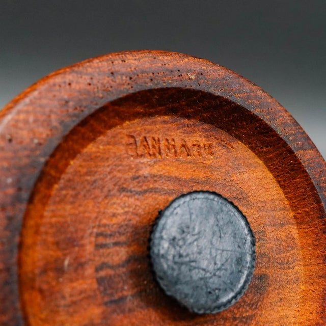 Vintage Dansk Jens Quistaard Denmark Teak Wood Salt & Pepper Mill Set - a Pair For Sale - Image 9 of 10