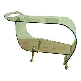 1990s Vintage Italian Designer Massimo Losa Ghini Bar Cart For Sale