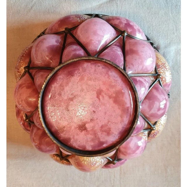 Glass Glass & Wrought Iron Bowl by Andre Delatte, 1920s For Sale - Image 7 of 11