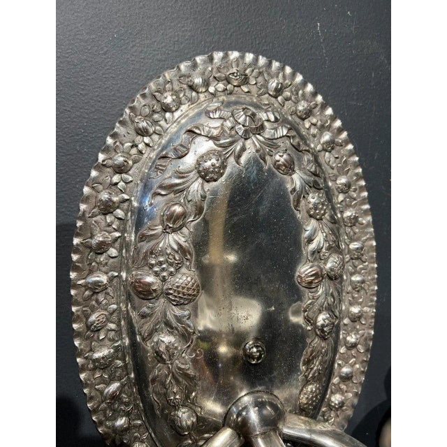 American 1920's Caldwell Sconces With Leaves Design - a Pair For Sale - Image 3 of 7