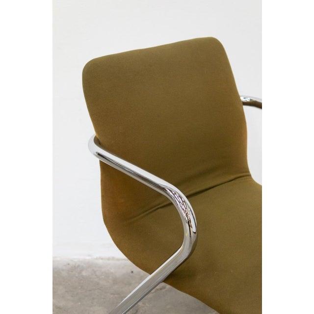 Vintage Round Glass Table with Chairs and Coffee Table, 1970s, Set of 6 For Sale - Image 15 of 18