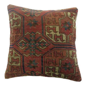 Mid 19th Century Turkeman Rug Pillow