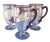 Carder Steuben Glass Mat-Su-No-Ke Crystal Amethyst Handled Tumbler.