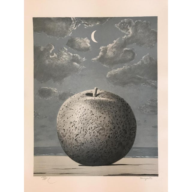 René magritte (after) travel souvenir this lithograph was printed in paris in 2010, on 100% cotton pure rag paper, bfk...
