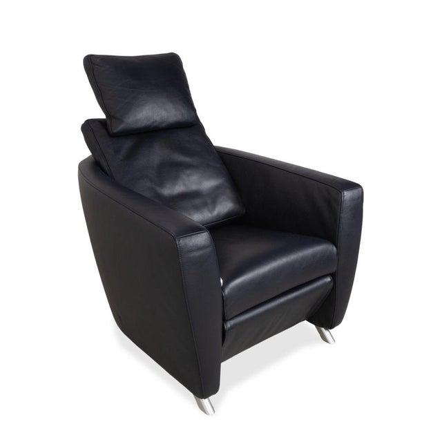 Leather Club Chair from FSM Sesame For Sale - Image 4 of 17