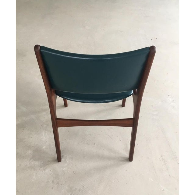 Teak Dining Chairs attributed to Erik Buck, Restored with Customizable Reupholstery, 1960s, Set of 8 For Sale - Image 6 of 8