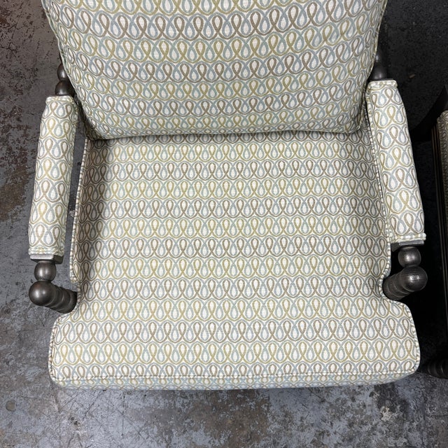 Ethan Allen Brant Arm Chairs, a Pair Chairish