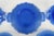 Early 20th Century Le Smith Mount Pleasant Cobalt Blue Glass Plates With Handles Set of Five For Sale - Image 4 of 18