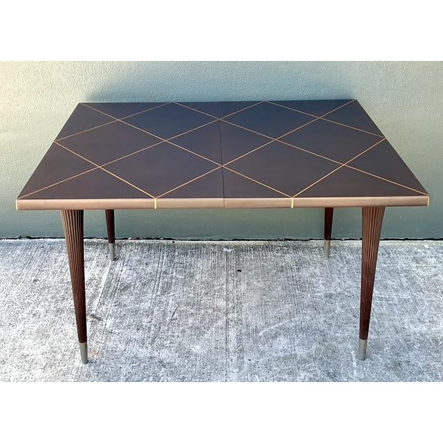 Vintage Tommi Parzinger Extendable Dining Table For Sale In West Palm - Image 6 of 14