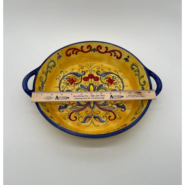 Yellow Yellow Tuscany Casserole Baker For Sale - Image 8 of 9