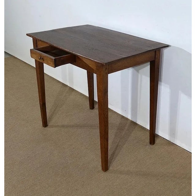 Small Solid Oak Table, 1800s For Sale - Image 4 of 18