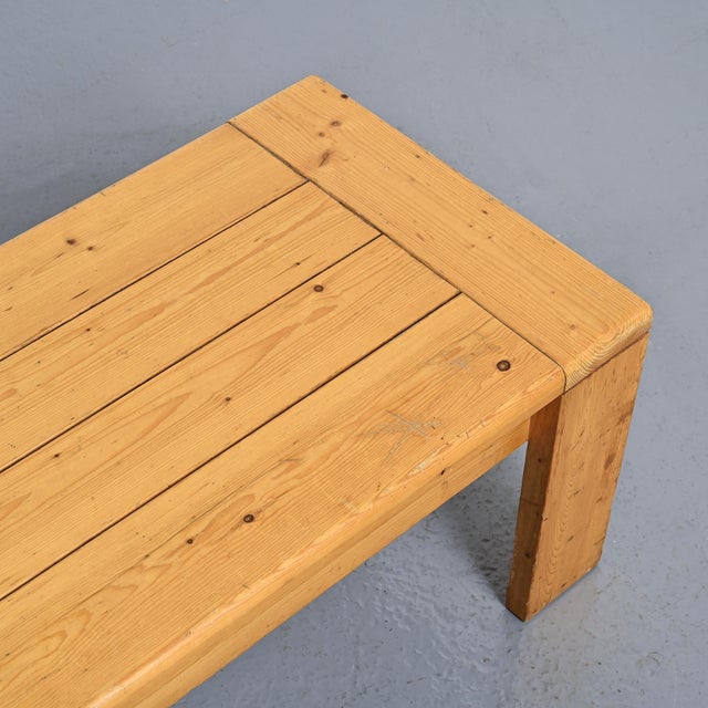 French Coffee Table from Les Arcs, 1970s For Sale - Image 10 of 11