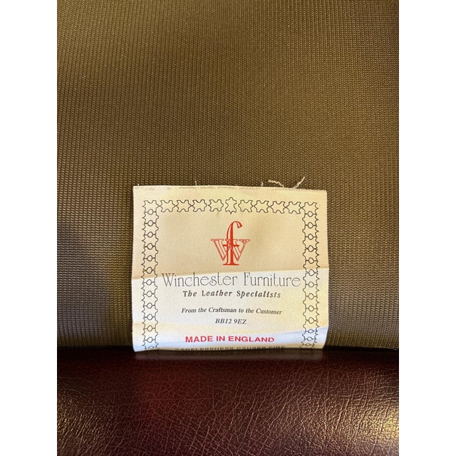 Chesterfield Club Chairs from Winchester, 2000s, Set of 2 For Sale - Image 4 of 5