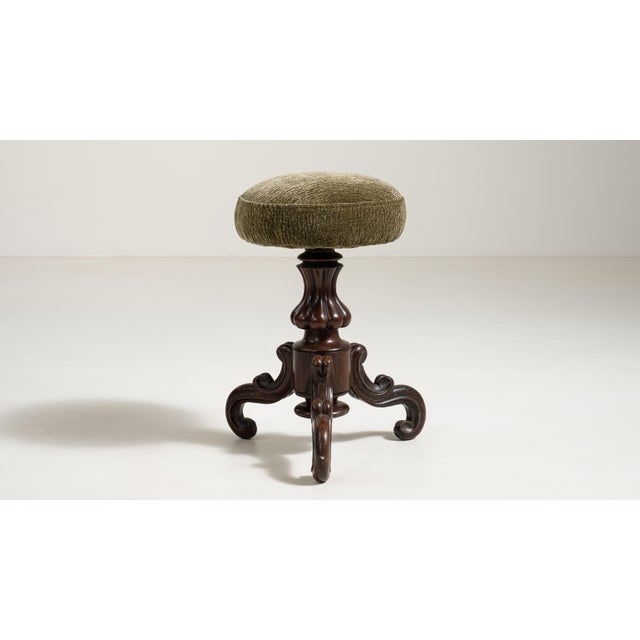 French Swivel Piano Stool, Antique, France, Late 19th Century For Sale - Image 17 of 18