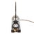 1930s 1930s French Art Deco Chrome and Etched Glass "Fish" Lumiere Table Light For Sale - Image 5 of 15