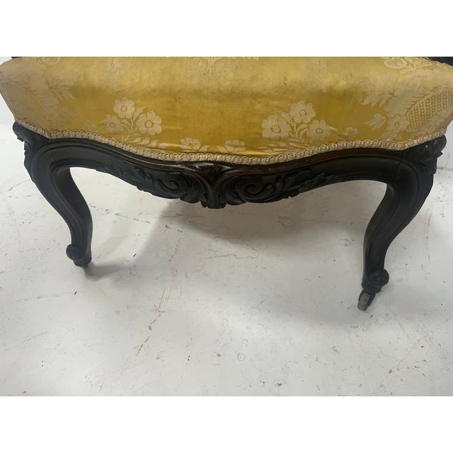 20th Century Napoleon III Louis XV Armchairs in Pearwood, Set of 4 For Sale - Image 8 of 14
