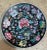 Black Vintage Chinese Jingdezhen Zhongguo Famille Noire Mille Fleur Decorative Plate For Sale - Image 8 of 8