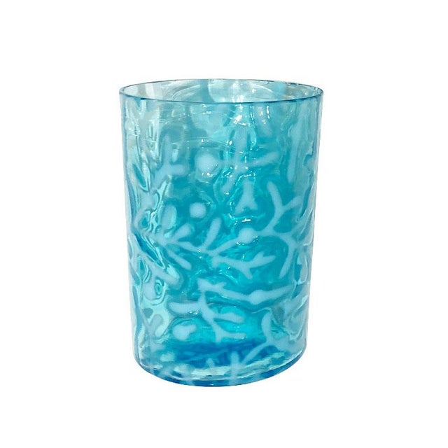 Colorful Antique Hobbs Drinking Glasses in Blue and Pink - Set of 3 1800s For Sale - Image 4 of 10