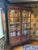 Attributed to Hekman Furniture Glass Front Display Cabinet With Burled Wood, Mirrored Back, Lighted and Glass Shelves, For Sale - Image 14 of 14