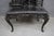 Chinese Highly Carved Chinese Dragon Black Lacquer Writing Desk / Secretary Desk For Sale - Image 3 of 15