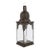 Moroccan Lantern in Metal and Clear Glass For Sale
