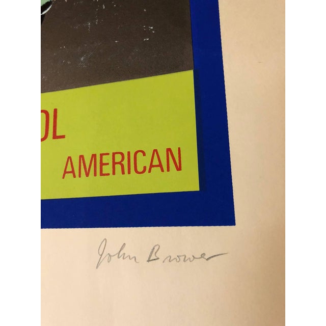 John Brower, Vintage 1960s Andy Warhol Photo Silkscreen Serigraph Pop Art For Sale In Miami - Image 6 of 6