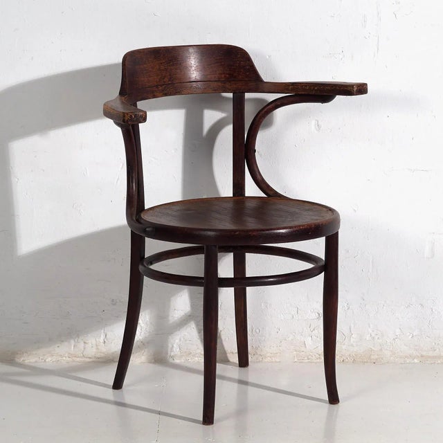 Vintage Chair with Armrests, 1920 For Sale - Image 6 of 6