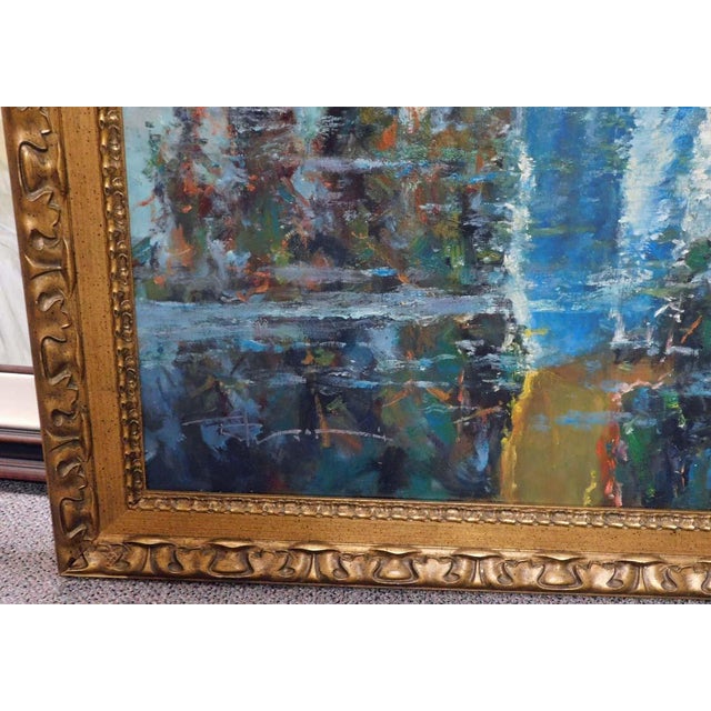 Contemporary Impressionist Style Figurative Oil Painting by Robert Hagan, Framed For Sale - Image 10 of 11