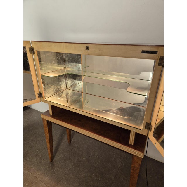 Bar Cabinet from Fontana Arte, 1950s, in Very Good conditions. Designed 1950 to 1959 I have official proof of authenticity...