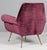 Metal Mid-Century Modern Italian Velvet Armchair by Gigi Radice for Minotti, 1950s For Sale - Image 7 of 8