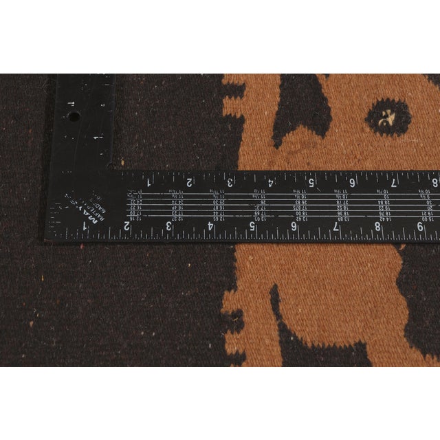 Textile Vintage Mexican Zapotec Rug, 01'02 X 01'06 For Sale - Image 7 of 10