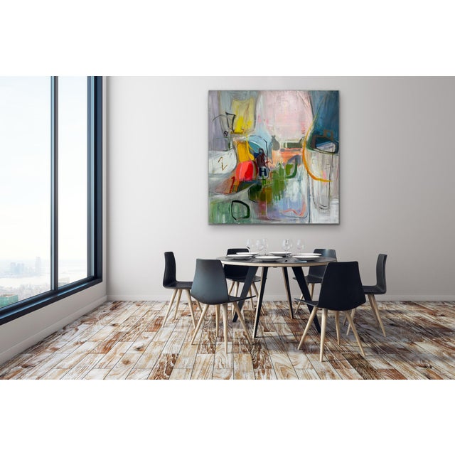 Contemporary Abstract Original Oil Painting For Sale - Image 9 of 11