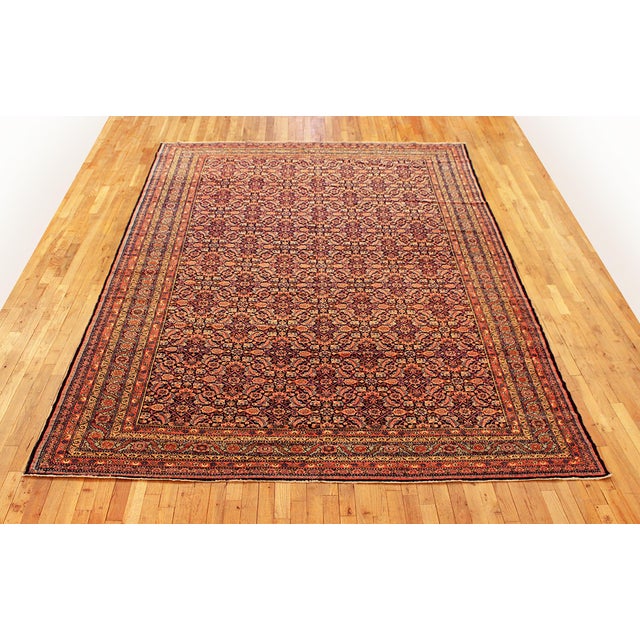 Antique Perisan Tabriz Oriental carpet, circa 1920, Room Sized An antique Persian Tabriz oriental carpet, circa 1920....