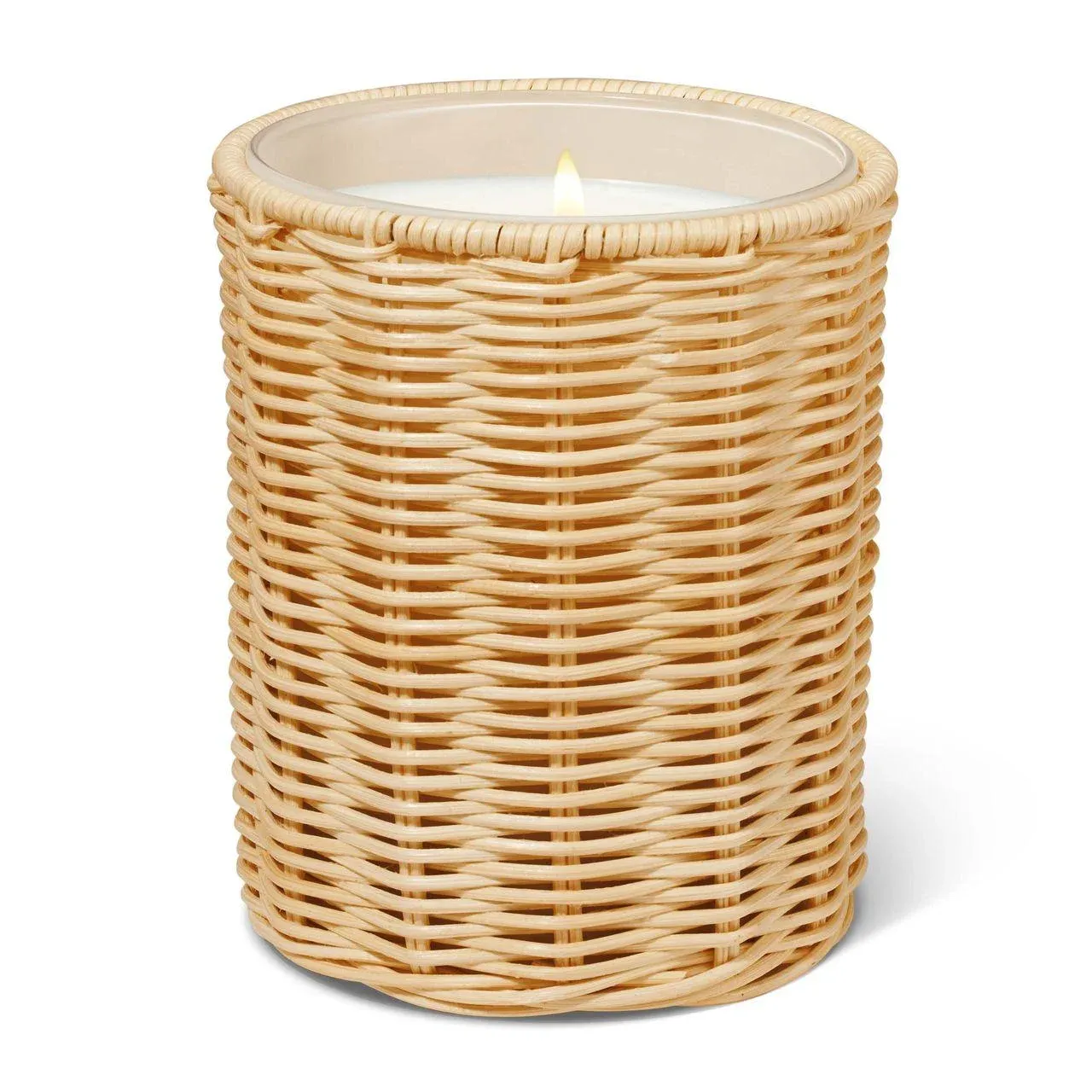 Aerin Freya Rattan Candle Sleeve