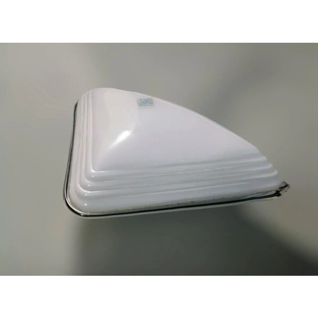 1960s Triangular Murano Glass Sconces, a Pair For Sale - Image 4 of 7