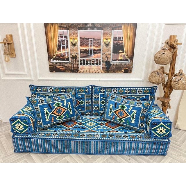 Contemporary Moroccan Couch For Sale - Image 4 of 4