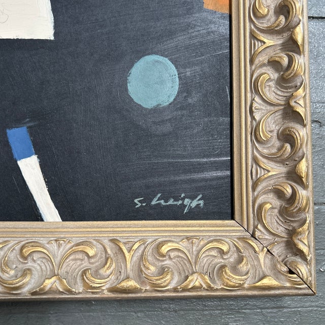 Abstract Contemporary Original Abstract Painting by Stephen Heigh “Immediate Reaction” For Sale - Image 3 of 5