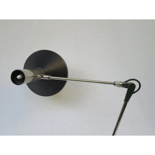 Black German Table Lamp, 1960s For Sale - Image 8 of 18