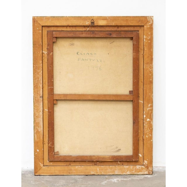 1950s Eliano Fantuzzi, Il Duomo, Oil on Canvas, 1956 For Sale - Image 5 of 11