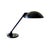 Vintage Postmodern Art Specialty Co. Oversized Black Cantilever Saucer Desk Lamp For Sale
