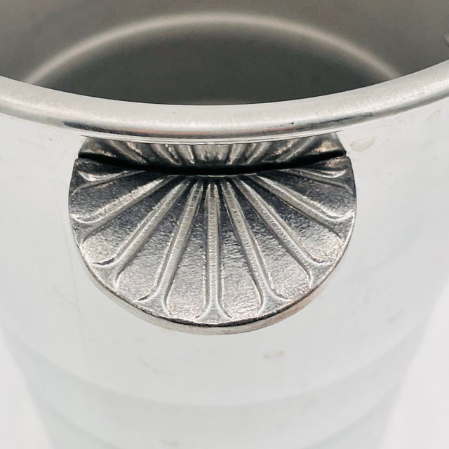 Metal Vintage Vogalu French Wine Cooler Champagne Chiller Ice Bucket For Sale - Image 7 of 12