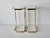 Milo Baughman Style Brass Glass Cantilever Side Tables Vintage Mid-Century Modern-a Pair For Sale - Image 12 of 14