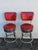 Retro Mid Century Modern Swivel Red Vinyl and Chrome Barstools 6350 For Sale - Image 17 of 18
